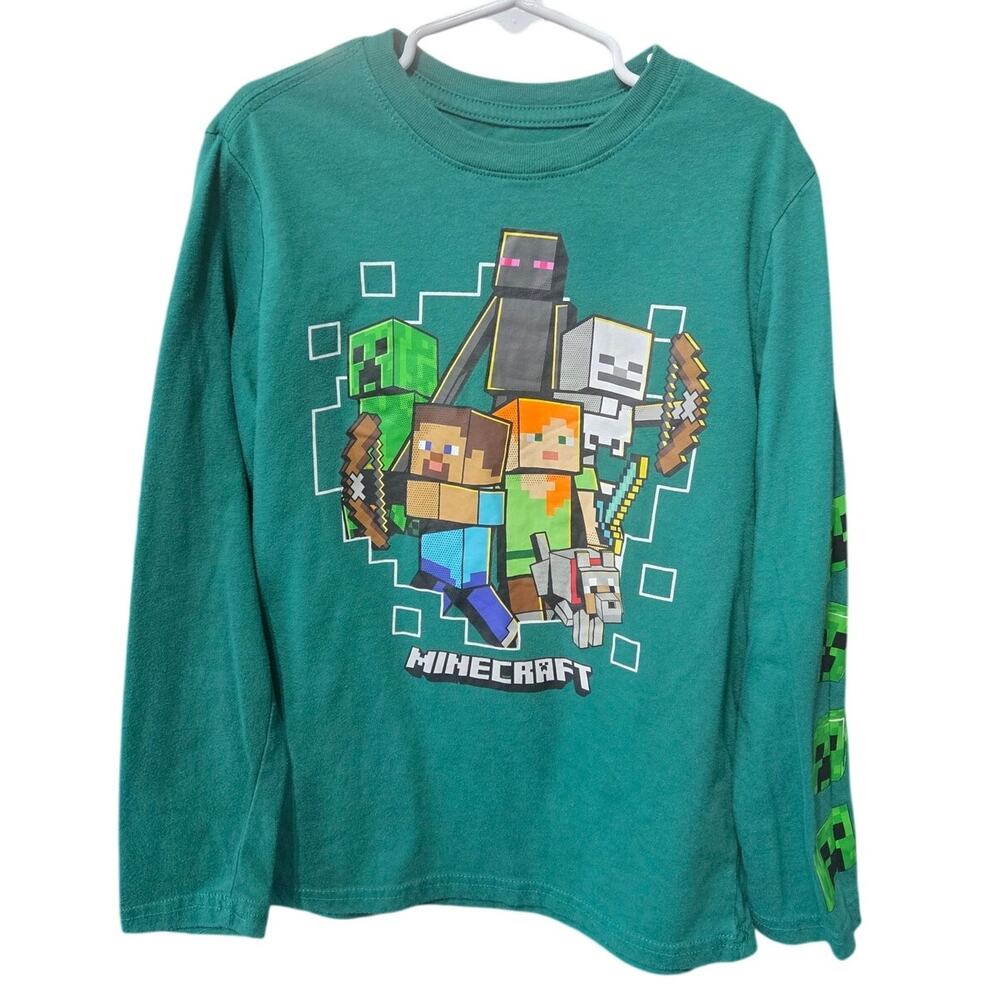 Minecraft Character Long Sleeve Shirt - Mad Engine - M (8)